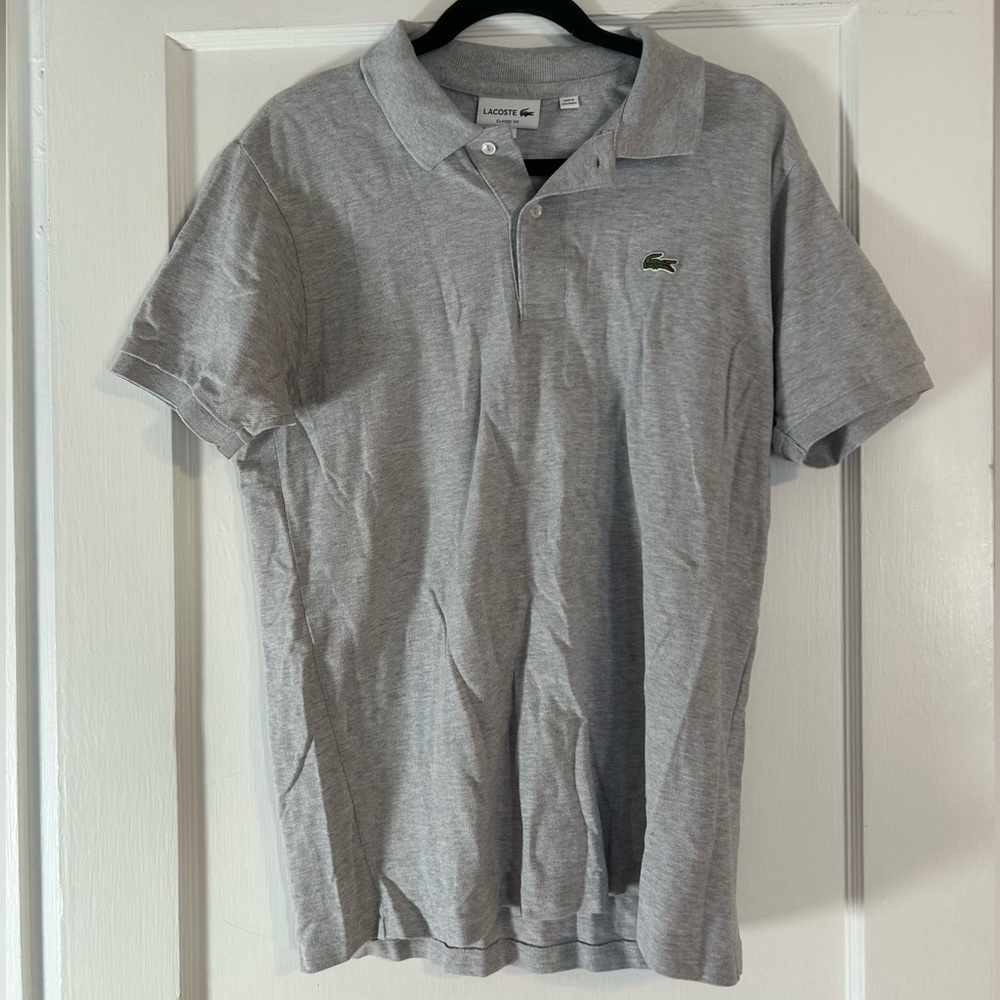 LACOSTE | Classic Fit Polo Shirt Gray